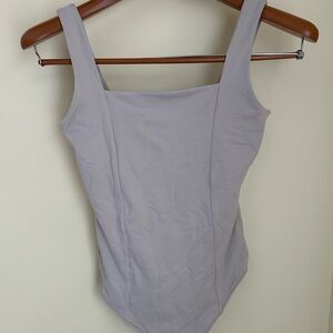 Abercrombie & Fitch Light Gray Bodysuit